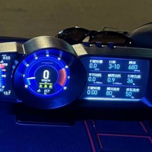 2010 Voxy Zrr70 安装自安平顯 ActiSafety A600 OBD液晶儀表行車電腦抬頭頭顯示器