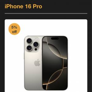 iPhone 16 pro