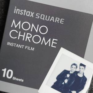 Fujifilm instax square黑白相紙10張盒裝
