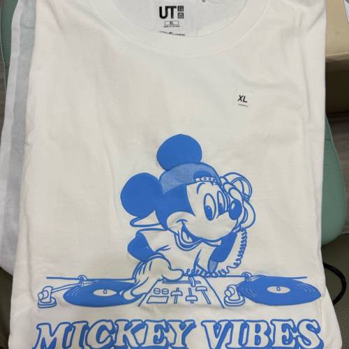 Uniqlo 米奇老鼠派對短袖Tee Disney Good Vibes T-shirt