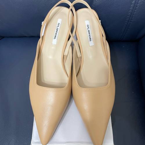 韓國春夏季卡其色女裝鞋