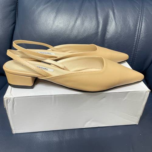 韓國春夏季卡其色女裝鞋