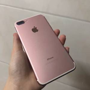 Apple iPhone 7 plus 256G 玫瑰金～ 電池效率100 ％