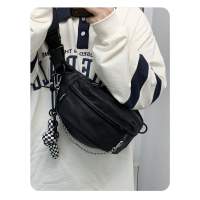 全新黑色運動腰包 腰袋 休閒胸包 belt bag 斜挎包 斜孭包 斜孭袋 waist bag