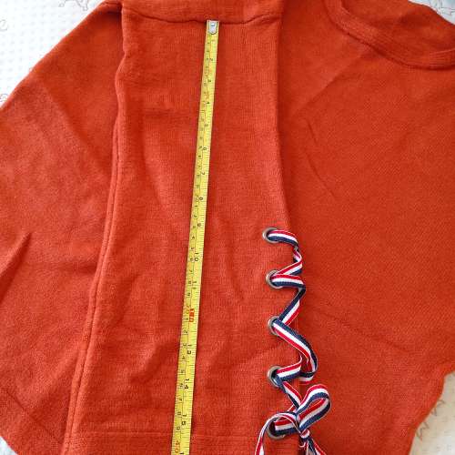 全新橙色針織衫上衣 毛衣 長袖衫 襯衫 襯衣