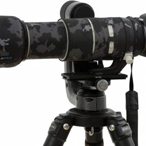 For Canon RF 100-500mm f/4.5-7.1L IS USM 鏡頭保護炮衣 - Dark Gray Camouflage ...
