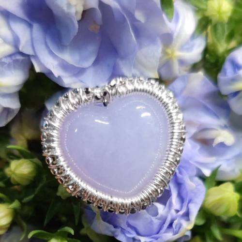 天然緬甸翡翠A玉（S925銀/銀鍍白金）