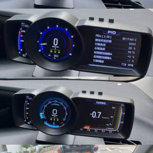 2012年大霸王 安装自安平顯 ActiSafety A600 OBD液晶儀表行車電腦抬頭頭顯示器