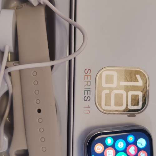 99.9新 智能手錶 能夠 check心血 血壓 等等 聽歌 打電話 等等 只有簡體英文 等等 高...