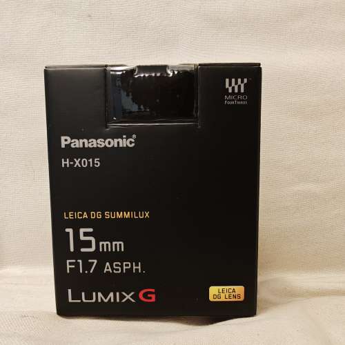 Panasonic Lumix Leica 15m f1.7 chrome silver 銀色