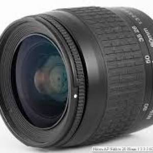 Nikon AF Nikkor 28-80mm 1: 3.3-5.6G  最近對焦距離：, 0.35m