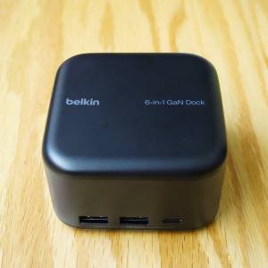 Belkin Connect USB-C 6-in-1 Core GaN Dock 6 合 1 核心 GaN 擴展基座 130W