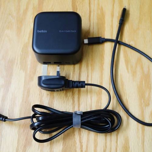 Belkin Connect USB-C 6-in-1 Core GaN Dock 6 合 1 核心 GaN 擴展基座 130W