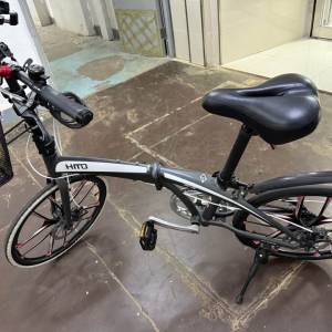 HITO X4 22吋摺疊單車 鋁合金車架 7速碟剎shimano 變速器