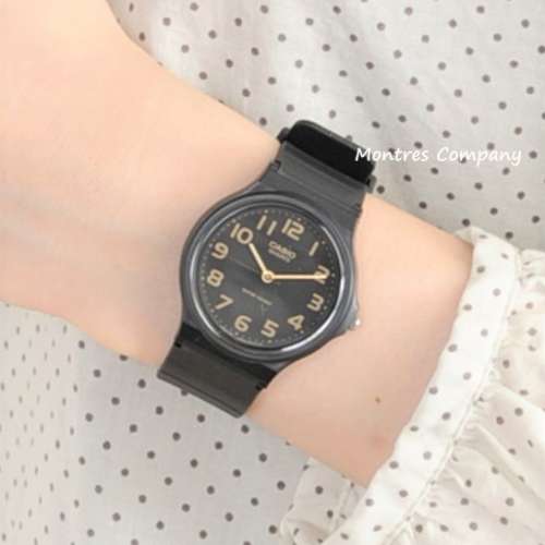 Montres Company 香港註冊公司(32年老店) 卡西歐 CASIO 黑金色 MQ-24 MQ-24-1 MQ-2...