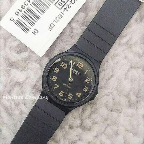 Montres Company 香港註冊公司(32年老店) 卡西歐 CASIO 黑金色 MQ-24 MQ-24-1 MQ-2...