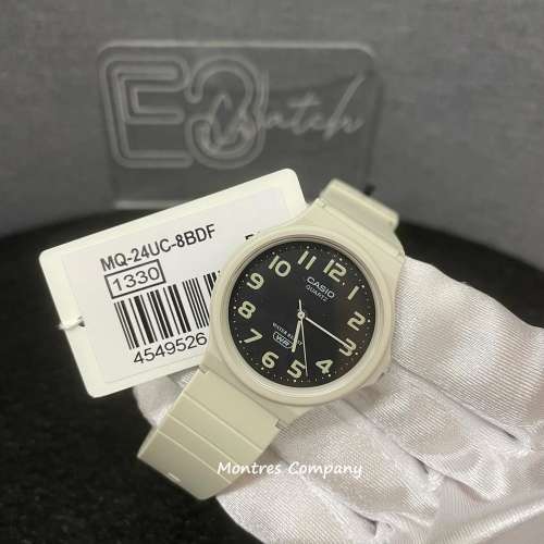 Montres Company 香港註冊公司(32年老店) 卡西歐 CASIO 數字 白黑色 MQ24 MQ24UC M...