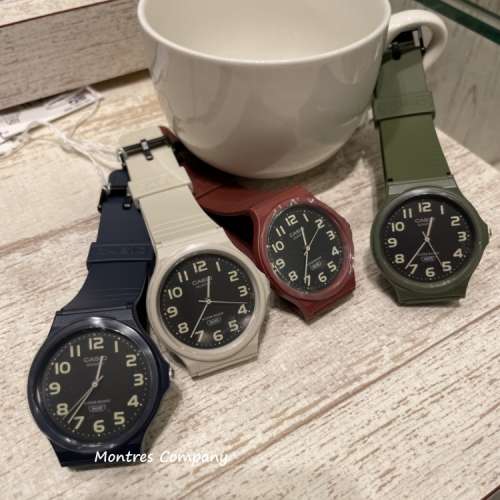 Montres Company 香港註冊公司(32年老店) 卡西歐 CASIO 數字 白黑色 MQ24 MQ24UC M...