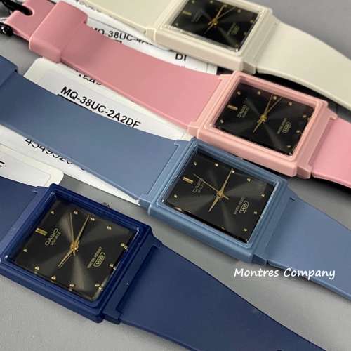 Montres Company 香港註冊公司(32年老店) 卡西歐 CASIO 數字海軍藍黑色 MQ38 MQ-38...