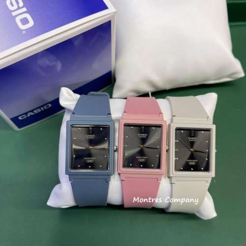 Montres Company 香港註冊公司(32年老店) 卡西歐 CASIO 數字白黑色 細錶徑 MQ38 MQ...