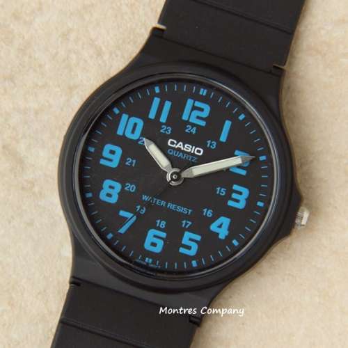 Montres Company 香港註冊公司(32年老店) 卡西歐 CASIO 藍黑色 MQ71 MQ-71 MQ-71-2...