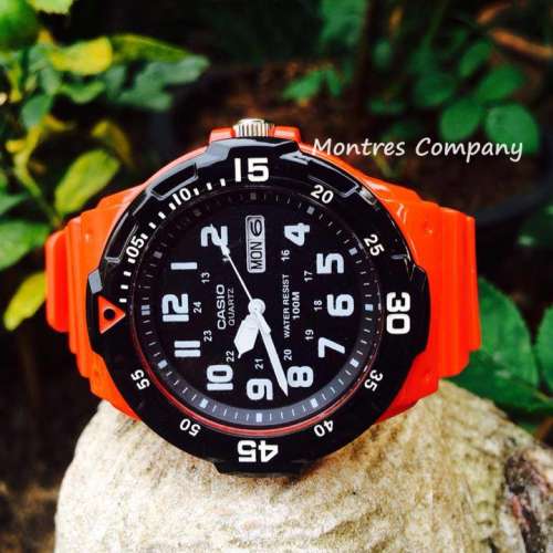Montres Company 香港註冊公司(32年老店) 卡西歐 CASIO 旋轉計時錶圈 MRW200 MRW-2...