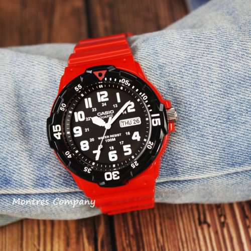Montres Company 香港註冊公司(32年老店) 卡西歐 CASIO 旋轉計時錶圈 MRW200 MRW-2...