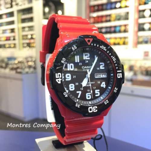 Montres Company 香港註冊公司(32年老店) 卡西歐 CASIO 旋轉計時錶圈 MRW200 MRW-2...
