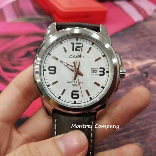 Montres Company 香港註冊公司(32年老店) 卡西歐 CASIO 防水 真皮錶帶 MTP MTP1314...