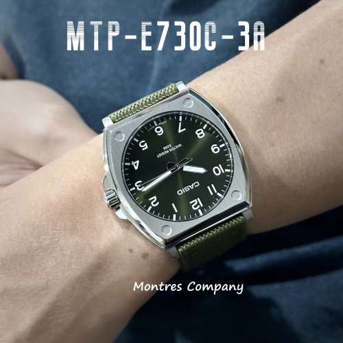 Montres Company 香港註冊公司 (32年老店) 卡西歐 CASIO MTP MTP-E730C-3A 不鏽鋼 ...