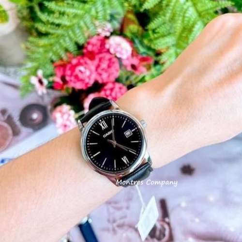 Montres Company 香港註冊公司(32年老店) 卡西歐 CASIO 羅馬數字 黑色 MTP MTPV002...