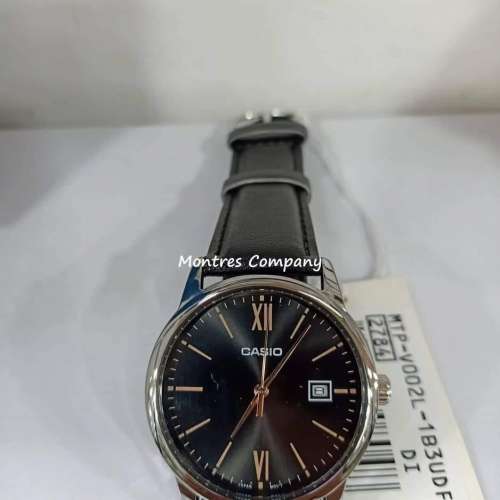 Montres Company 香港註冊公司(32年老店) 卡西歐 CASIO 羅馬數字 黑色 MTP MTPV002...