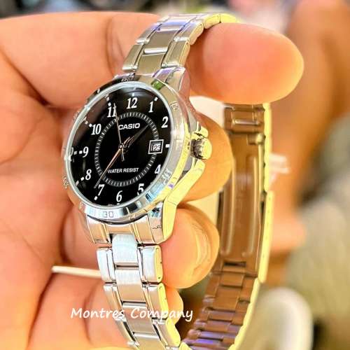 Montres Company 香港註冊公司(32年老店) 卡西歐 CASIO 情侶錶 不鏽鋼錶帶 MTP-V00...