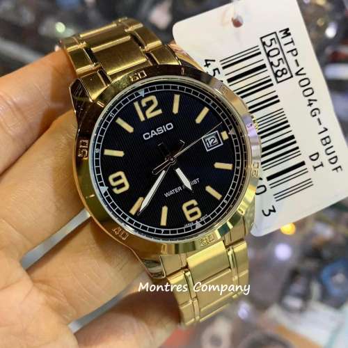 Montres Company 香港註冊公司 (32年老店) 卡西歐 CASIO 情侶錶 不鏽鋼 MTPV004 MT...