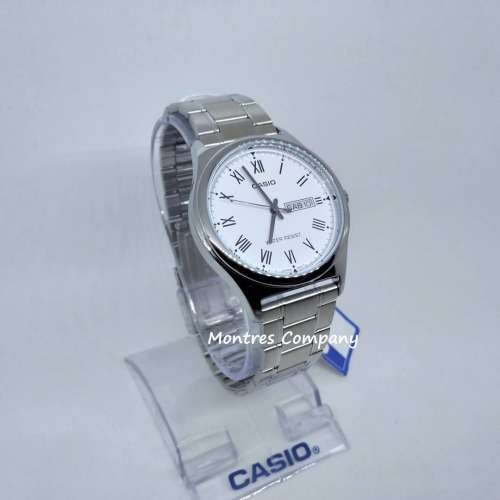 Montres Company 香港註冊公司(32年老店) 卡西歐 CASIO 情侶錶 不鏽鋼錶帶 MTPV006...
