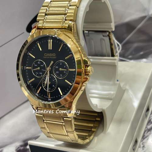 Montres Company 香港註冊公司(32年老店) 卡西歐 CASIO 不鏽鋼錶帶 防水 MTPV300 M...
