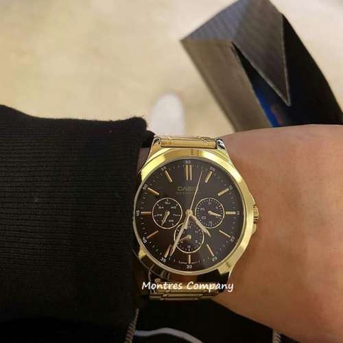 Montres Company 香港註冊公司(32年老店) 卡西歐 CASIO 不鏽鋼錶帶 防水 MTPV300 M...