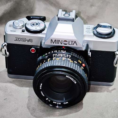 minolta XG-A + 50/2 MD 美能達 XGA 50mm 50 菲林 膠片 film camera