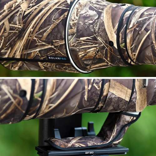 ROLANPRO Lens Camouflage Coat For Canon RF 600mm F4 L is USM 鏡頭保護炮衣 - W...