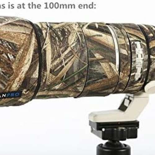 For Sony FE 100-400 f/4.5-5.6 GM OSS 防水炮衣 - Grass Camouflage 枯葉迷彩 #9
