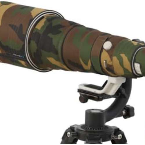 For Canon EF 600mm f/4L IS III USM 防水炮衣 - Military Camouflage #6 軍綠迷彩#6