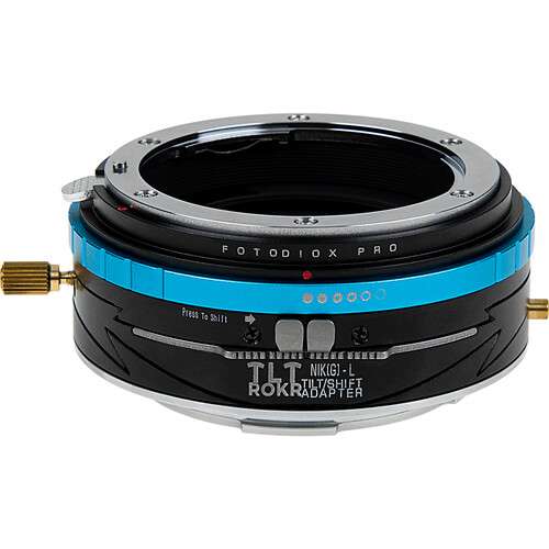 FotodioX Pro TLT ROKR Tilt-Shift Adapter for Nikon F Lens to L-Mount 移軸接環