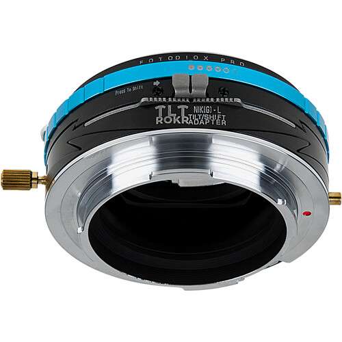 FotodioX Pro TLT ROKR Tilt-Shift Adapter for Nikon F Lens to L-Mount 移軸接環