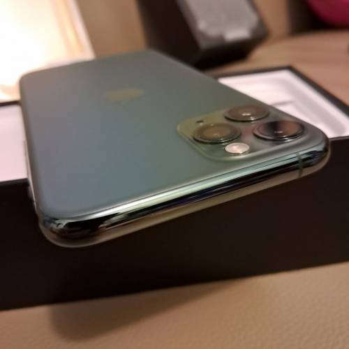 行貨 256GB Apple iPhone 11 Pro 夜幕綠 有盒 貼紙