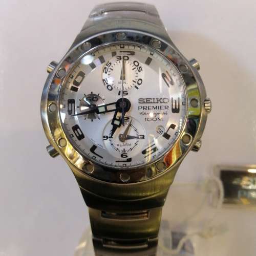 (全球唯一全新貨品）Vintage Seiko Premier 7T32-6H80 Sapphire Crystal Alarm Chr...