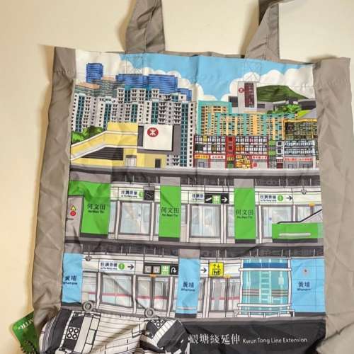 全新港鐵摺疊環保袋