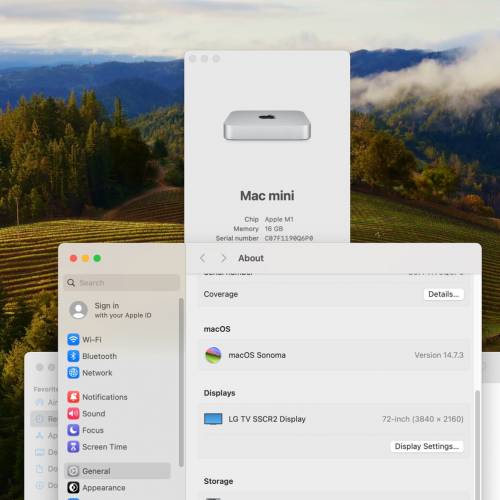 MAC MINI M1 16GB 1TB APPLE SSD