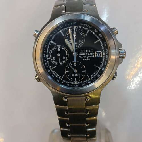 ( 市上唯一全新貨品）Vintage Seiko Presage 7T32-6N20 Sapphire Crystal Alarm Ch...