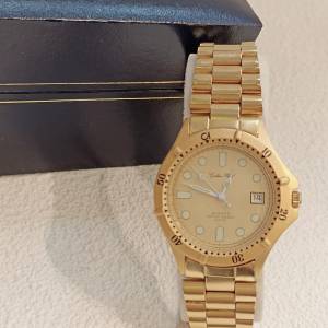 ⌚#議價請移玉步⚡no bargain ⌚ Vintage「 Golden Pearl」QZ電子Water resist 3 ATM