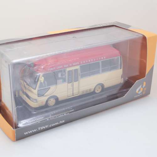 tiny微影143紅色小巴 紅van 旺角 先達 模型 (1)